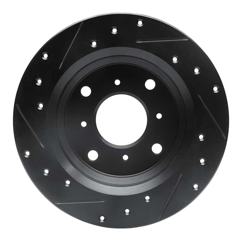 R1 Concepts — R1 86-96 Acura Legend Rear Right Drilled & Slotted Black Brake Rotor
R1 Brake Rotor Drill - view 5