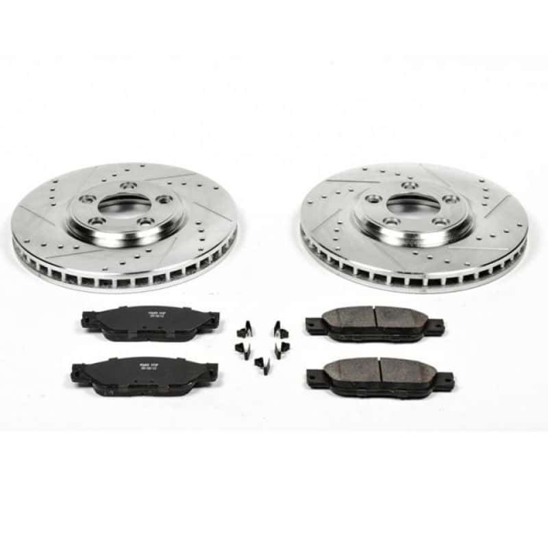 PowerStop — Power Stop 03-04 Jaguar S-Type Front Z23 Evolution Sport Brake Kit - view 1