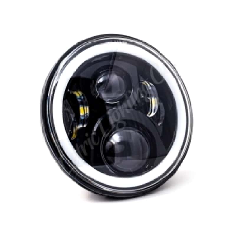 Letric Lighting — Letric Lighting 7in Led Black Full-Halo Indian - view 2