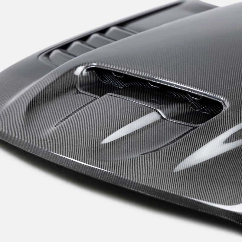 Anderson Composites — Anderson Composites 2021 Dodge RAM TRX Carbon Fiber Hood - OE Style - view 3