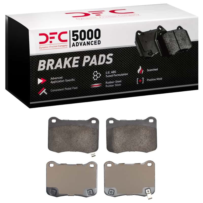 DFC — DFC 08-14 Lexus IS F Rear 5000 Advanced Low Metallic Brake Pads
DFC Brake Pad Set - view 1