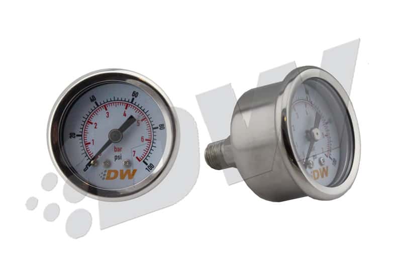 DeatschWerks — DeatschWerks 0-100 PSI 1/8in NPT Mechanical Fuel Pressure Gauge
Regulators
Plumbing - view 3