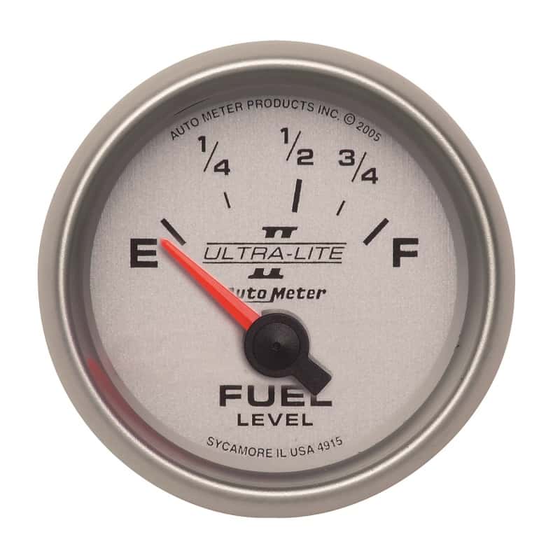 AutoMeter — Autometer Ultra-Lite II 2-1/16in 73-10 OHMS Short Sweep Electronic Fuel Level Gauge
2-1/16" FUEL LEVEL, - view 2