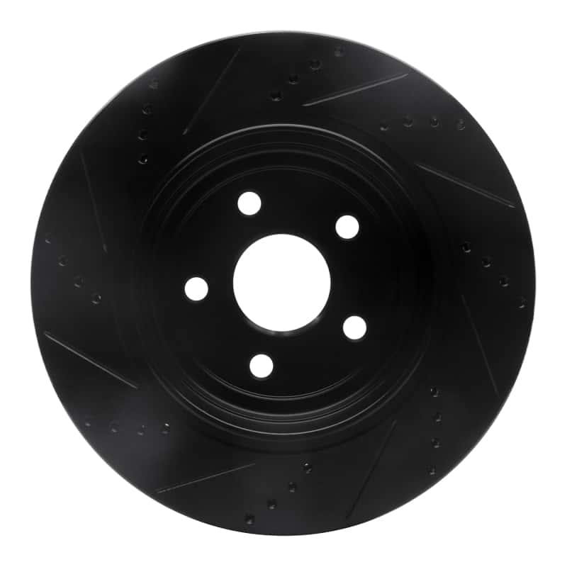 R1 Concepts — R1 12-25 Dodge Durango Rear Right Drilled & Slotted Black Brake Rotor
R1 Brake Rotor Drill - view 5