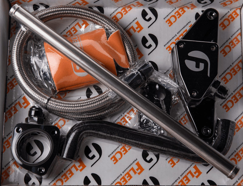 Fleece Performance — Fleece Performance 03-05 Auto Trans Cummins Coolant Bypass Kit w/ Stainless Steel Braided Line
Coolant Bypass Kit - view 8