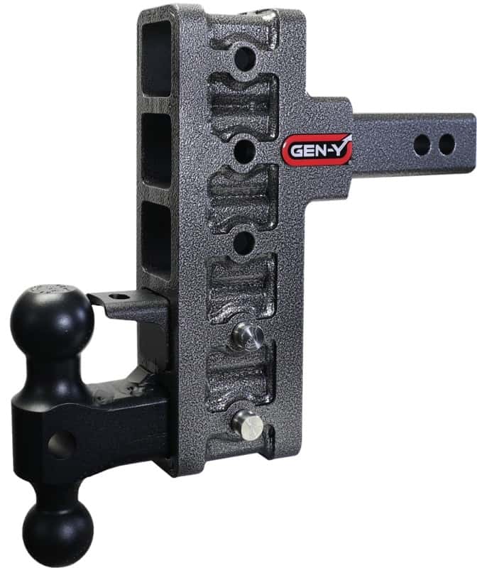 GEN-Y Hitch — Gen-Y Mega Duty 2in Offset Shank 7.5in Drop 2K TW 10K Hitch w/GH-031 Dual-Ball/GH-032 Pintle Lock
Drop Hitch - view 2