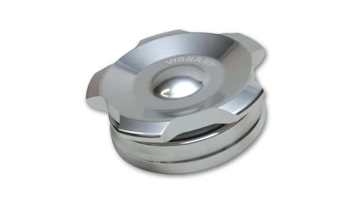 Vibrant — Vibrant 2.75in OD Aluminum Weld Bungs w/ Polished Aluminum Threaded Cap (incl. O-Ring)
2.75"ODAlWeldBungPol
Oil Filler Cap - view 3