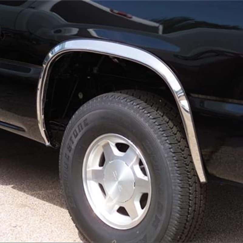 Putco — Putco 88-98 Chevrolet CK / Silverado (Incl Sportside) - Full w/o Flares Stainless Steel Fender Trim
Wheel Arch Trim Set - view 2