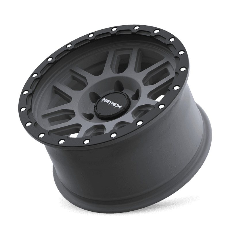Mayhem — Mayhem 8304 Delta 17x9 / 6x139.7 BP / -12mm Offset / 106mm Hub Matte Gunmetal- Matte Black Lip Wheel
MAYHEM 8304 - view 6