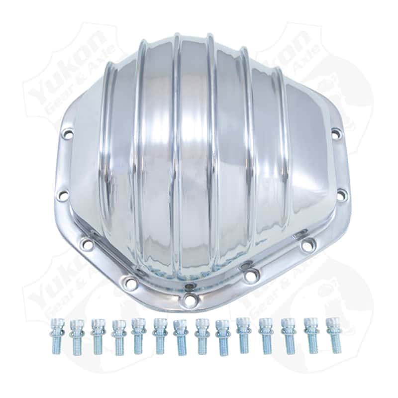 Yukon Gear & Axle — Yukon Gear Polished Aluminum Cover For 10.5in GM 14 Bolt Truck - view 2