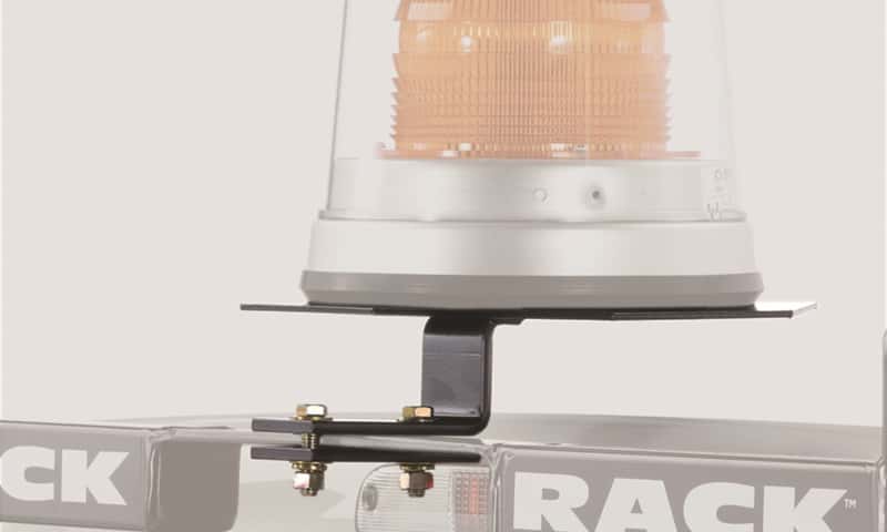 BackRack — BackRack Light Bracket 10-1/2in Base Center Mount
Light Bracket - view 1