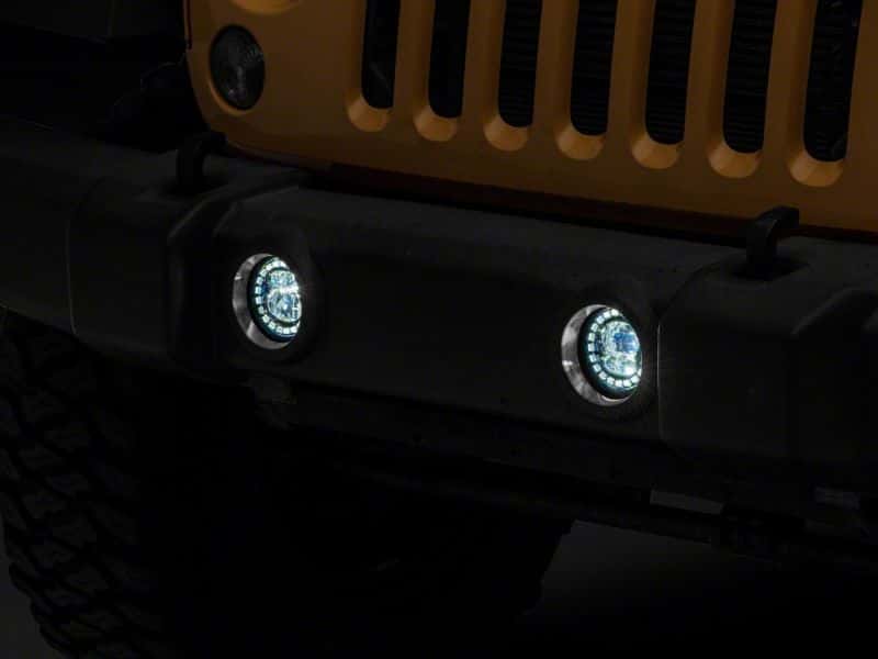 Raxiom — Raxiom 07-18 Jeep Wrangler JK 18-23 Jeep Wrangler JL Axial Series Nighthawk LED Fog Lights
Lights - view 8