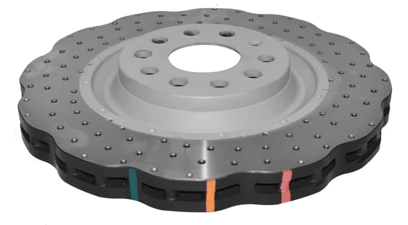 DBA — DBA 15-20 Volkswagen Golf R Front 4000 Series Cross Drilled Rotor w/Silver Hat
Brake Rotor
Brake Disc - view 3