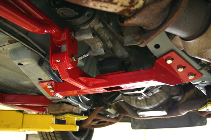 UMI Performance — UMI Performance 82-92 GM F-Body Tunnel Mounted Trq. Arm Fits T5 TH350- No Loop - Red
Torque Arm - view 2