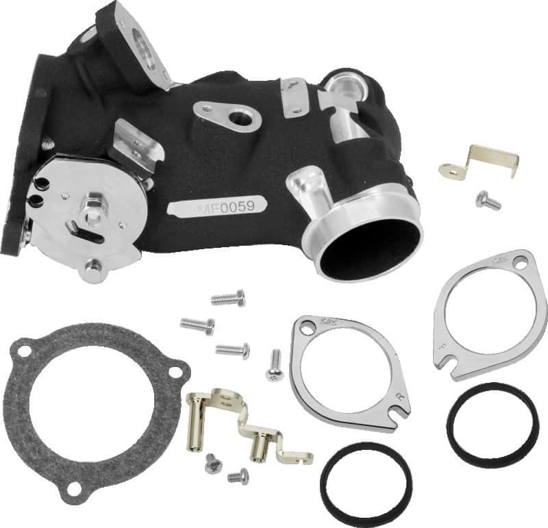 S&S Cycle — S&S Cycle 02-05 BT Size 410 Cable Operated Throttle Body Kit - Wrinkle Black - view 2