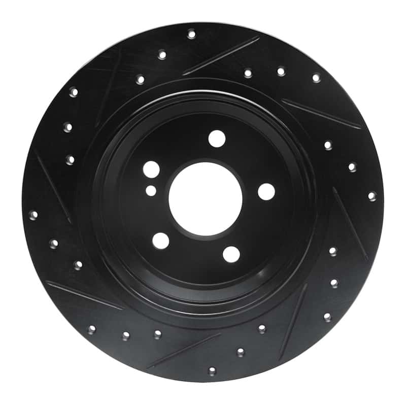 R1 Concepts — R1 03-16 Mercedes-Benz E280 (Canada) Rear Right Drilled & Slotted Black Brake Rotor
R1 Brake Rotor Drill - view 5