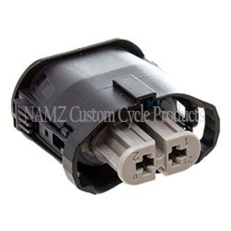 NAMZ — NAMZ V-Twin VROD Models OEM Headlight Connector (Gray) w/Wire Seals & Terminals (HD 72450-01) - view 2