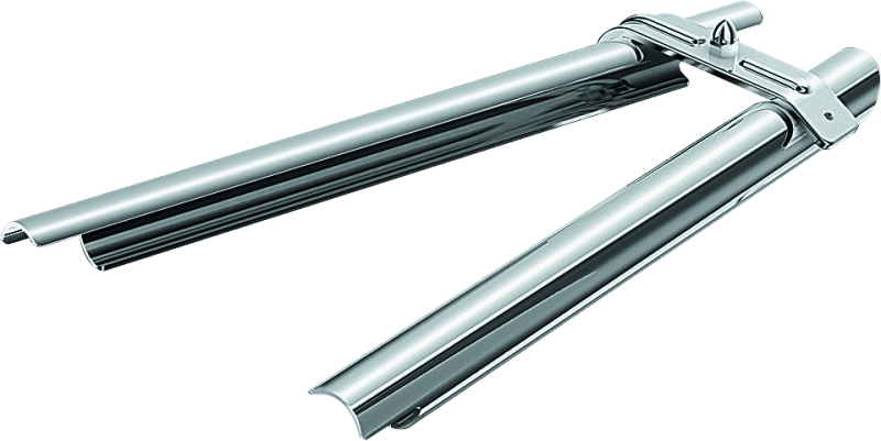 Kuryakyn — Kuryakyn Downtube Covers 00-06 Softail Chrome - view 1