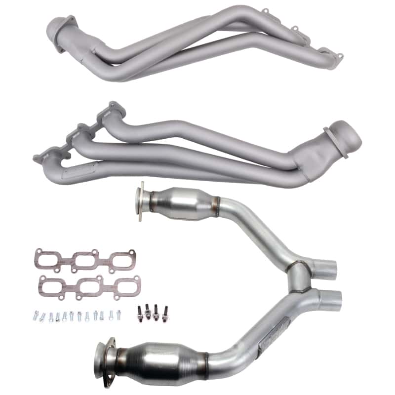 BBK — BBK 15-17 Ford Mustang V6 1-3/4 Long Tube Headers w/High Flow Catted H Pipe (Ti Ceramic)
Exhaust Header
Exhaust Kit - view 1