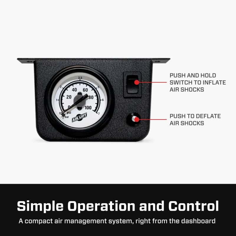 Air Lift — Air Lift Load Controller Ii - Single Gauge w/ Lps 5 PSI Min.
On-board Air Kit - view 10