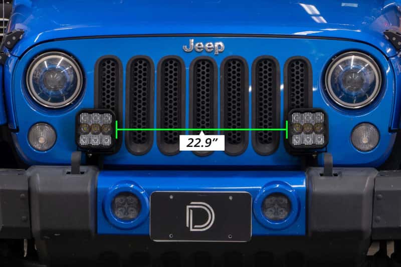 Diode Dynamics — Diode Dynamics Jeep JK SS5 CrossLink Bumper Lightbar Kit Pro Driving - view 5