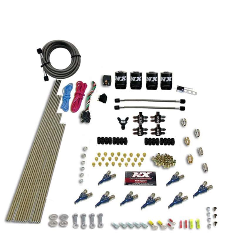 Nitrous Express — Nitrous Express 8 Cyl Piranha Direct Port 4 Solenoids Nitrous Kit (200-500HP EFI Jets) w/No Bottle
Injection System Kit
N2OSys - view 2