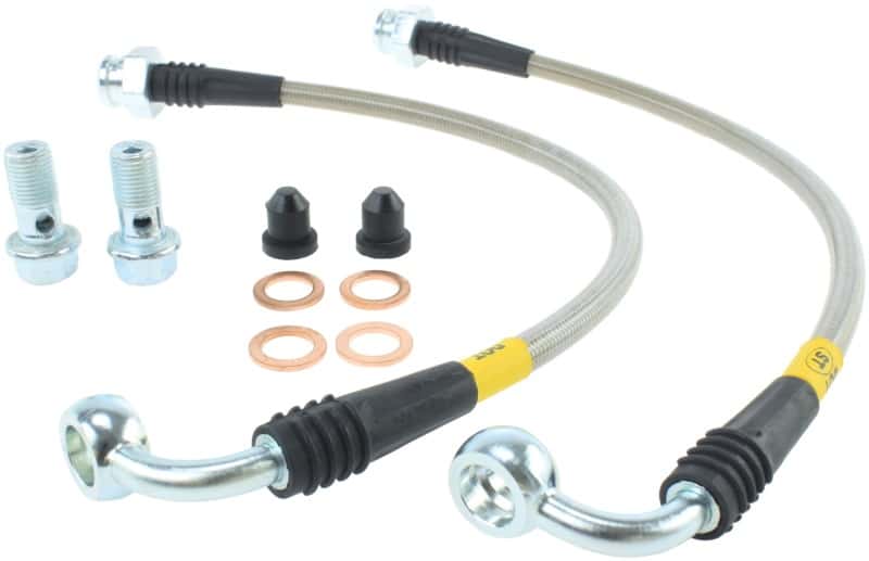 Stoptech — StopTech 07-08 Infiniti G35 Rear Stainless Steel Brake Lines
SS Brake Lines - view 3