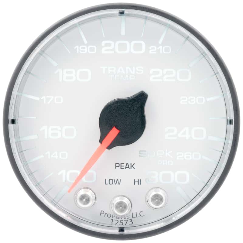 AutoMeter — Autometer Spek-Pro 2 1/16in 300 Degree F Stepper Motor W/Peak & Warn White/Black Trans Temp Gauge
GA 2" TRNST WFB SPEK - view 2