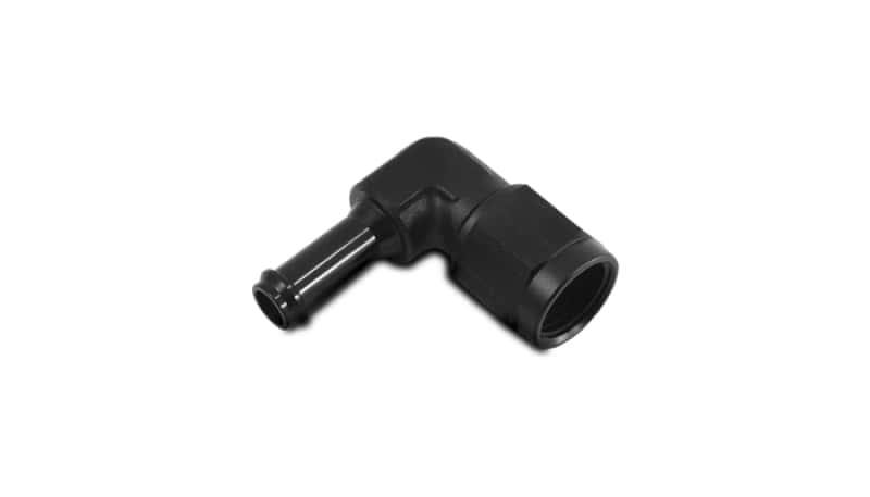 Vibrant — Vibrant -8AN to 1/2in Hose Barb 90 Degree Adapter - Anodized Black
-8ANFM-1/2"Barb90Deg
AN Fitting - view 2