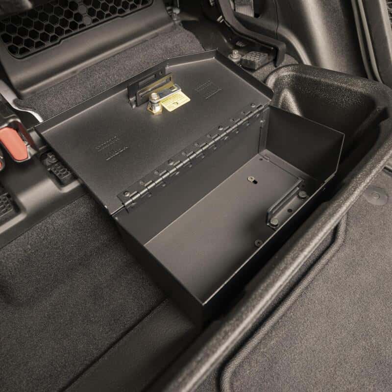 Tuffy Products — Tuffy Jeep Gladiator Compact Underseat Lockbox W/ Keyed Lock
Lockbox - view 2