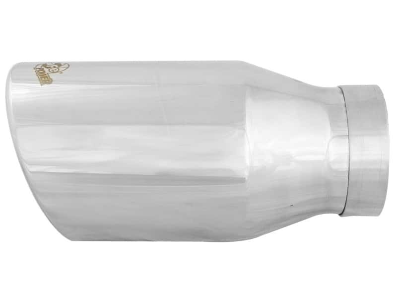 aFe — aFe Diesel Exhaust Tip Bolt On Polished 4in Inlet x 6in Outlet x 12in Length
Exhaust Tip Polished - view 2