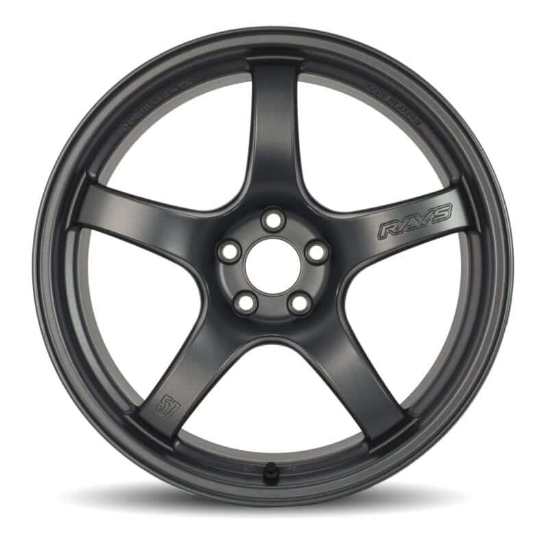 Gram Lights — Gram Lights 57CR 18x8.5 +37 5x108 Glossy Gray Wheel - view 2