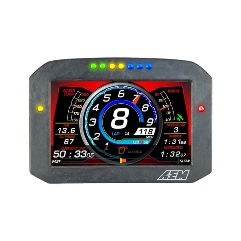 AEM — AEM CD-7LG Carbon Logging Flush Digital Dash Display w/ Internal 20Hz GPS & Antenna
Digital Display Kit
CD-7FLG Carbon Flat - view 4