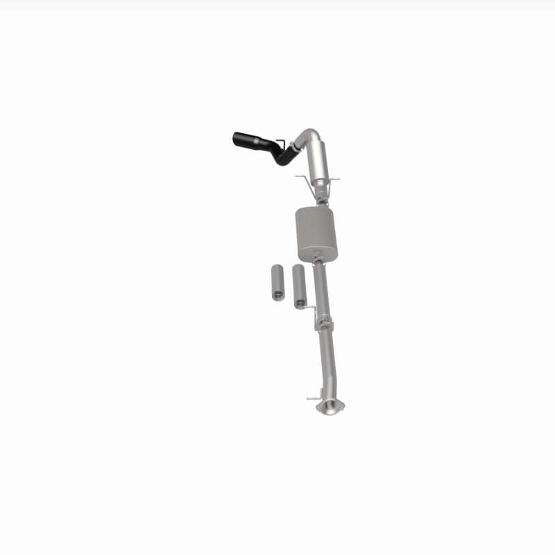Magnaflow — MagnaFlow 11-19 GM 2500/3500 6.0L 4in Single Passenger Side Rear Exit Cat-Back Exhaust w/Black Tips
Cat-Back - view 16