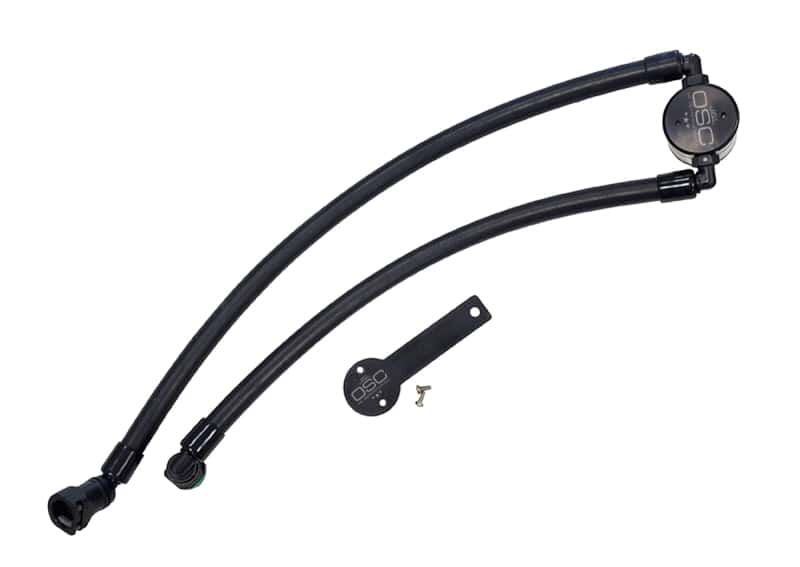 J&L — J&L 2021-2024 Ram TRX 6.2L Supercharged Passenger Side Oil Separator 3.0 - Black Anodized
Oil Separator - view 1