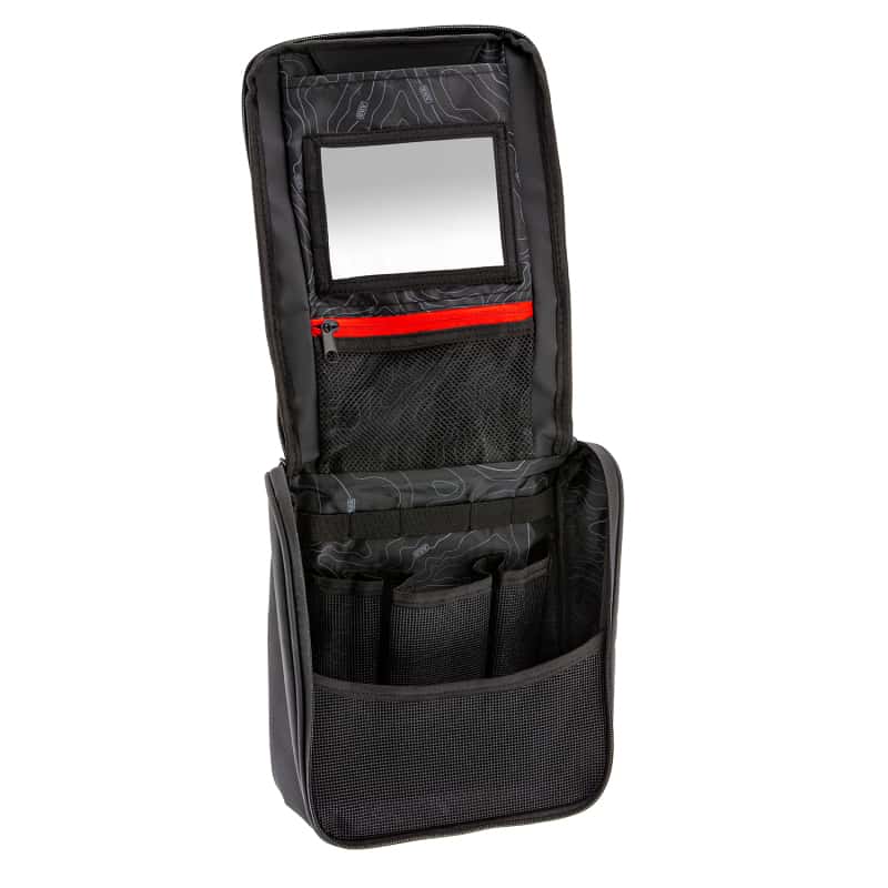 ARB — ARB Toiletries Bag Charcoal Finish w/ Red Highlights PVC Outer Shell Mesh Pockets Mirror
Toiletries Bag - view 5