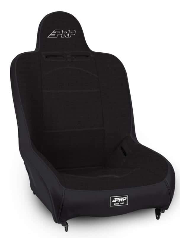 PRP Seats — PRP Premier High Back Suspension Seat (Two Neck Slots) - All Black - view 2