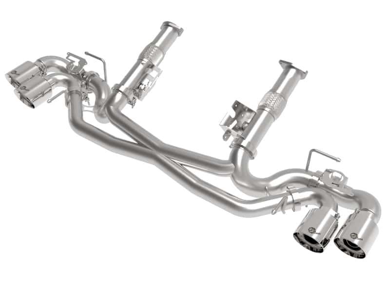 aFe — AFe MACH Force-Xp 304 Stainless Steel Cat-Back Exhaust Polished 2020 Chevrolet Corvette C8
Cat-Back Exhaust - view 1