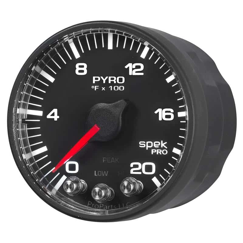 AutoMeter — Autometer Spek-Pro 52.4mm 0-2000F Digital Stepper Motor Pyrometer Gauge
GA 2" EGT BFB SPEK - view 3