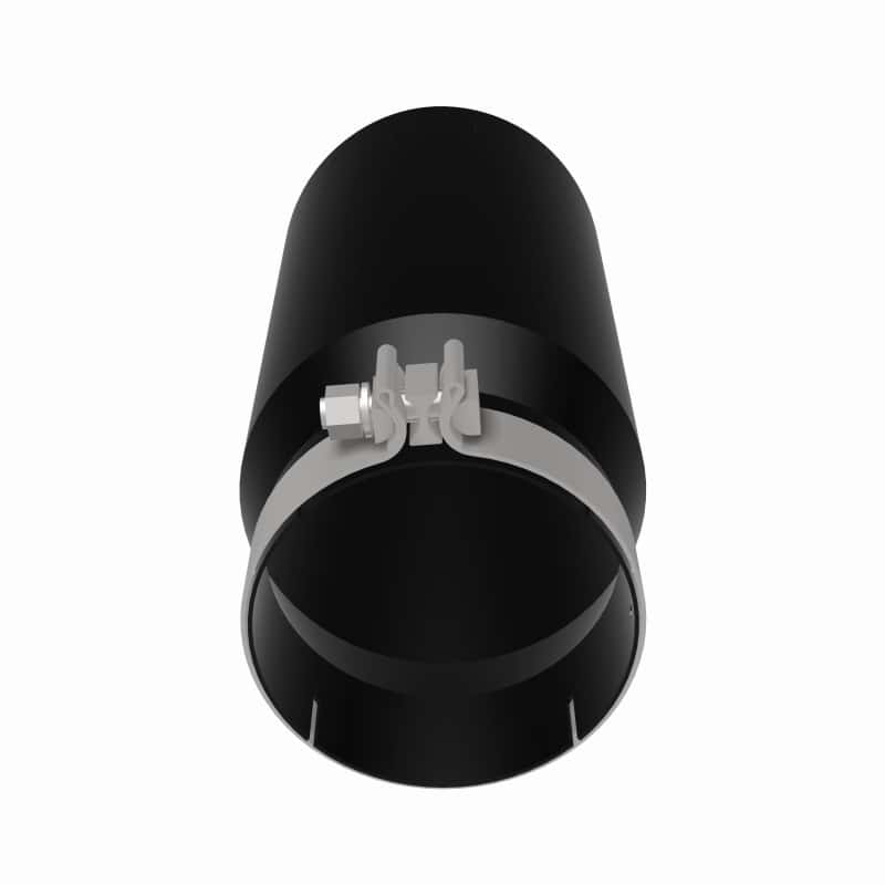 Magnaflow — MagnaFlow Tip Stainless Black Coated Single Wall Round Single Outlet 6in Dia 5in Inlet 13in L
Stainless Steel
Exhaust Tip - view 13