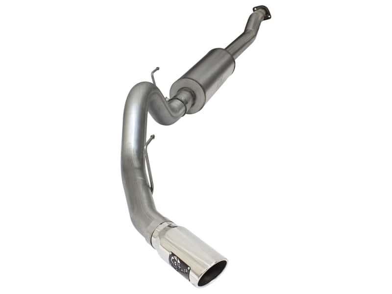 aFe — aFe MACHForce XP SS Exhaust 4in Cat-Back w/ Polish Tip 2015 Ford F-150 EcoBoost V6 2.7/3.5Ltt
Cat-Back Exhaust - view 1