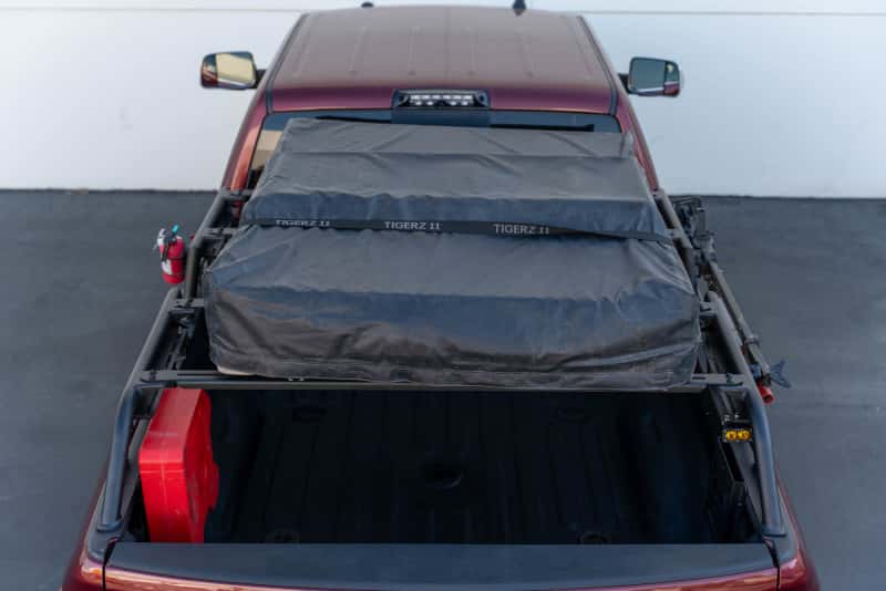 DV8 Offroad — DV8 Offroad 07-23 Toyota Tundra / 09-23 Ford F150 Raptor MTO Series Bed Rack -  2pc Adj. - view 3