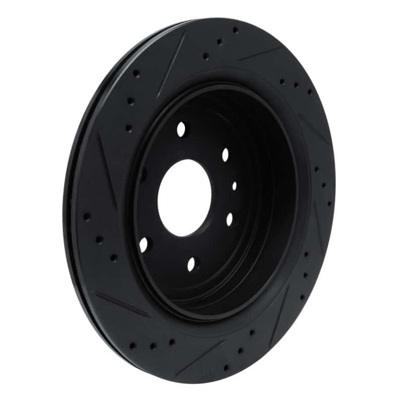 R1 Concepts — R1 13-19 Cadillac XTS Rear Right Drilled & Slotted Black Brake Rotor
R1 Brake Rotor Drill - view 4