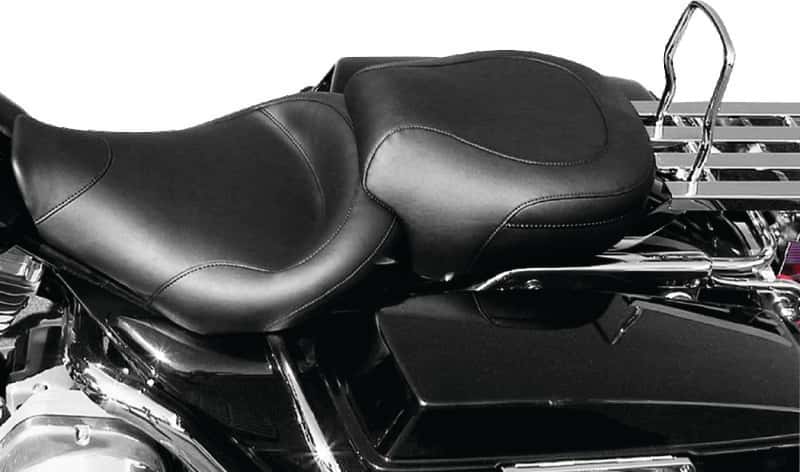 Mustang Motorcycle — Mustang 97-07 Harley Road King, 06-07 Street Glide, 00-05 Eagle Std Touring Solo Seat - Black - view 1