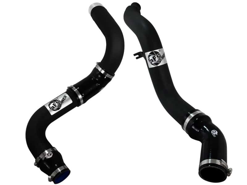 aFe — aFe Bladerunner 3in Black Intercooler Hot and Cold Side Tubes 14-15 Dodge Ram 1500 EcoDiesel V6 3.0L
Charge Pipe Kit - view 1