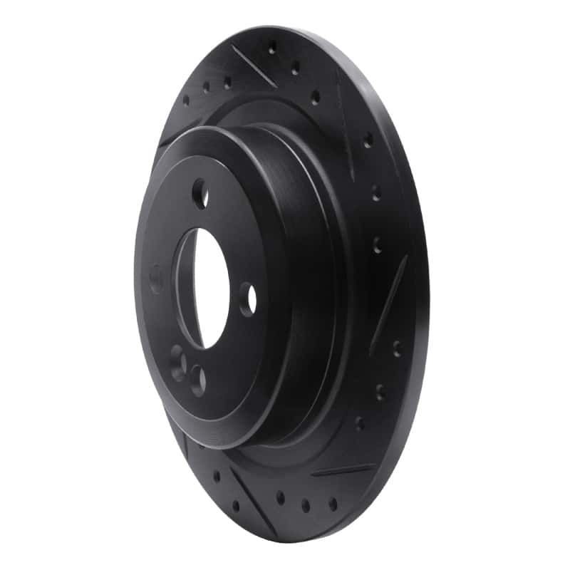 R1 Concepts — R1 09-14 Mini Cooper (Excl Clubman) Rear Right Drilled & Slotted Black Brake Rotor
R1 Brake Rotor Drill - view 2