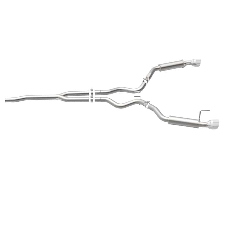 Magnaflow — MagnaFlow Cat-Back 15-16 Ford Mustang 2.3L L4 Competition SS 3in Dual Split Rear 4.5in Black Tips
Cat-Back - view 17