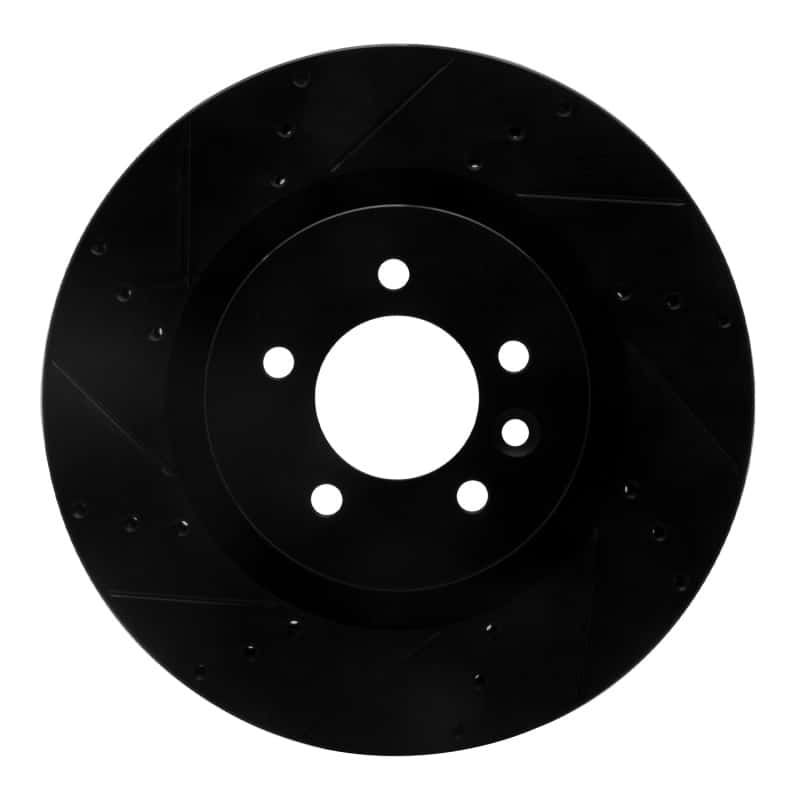 R1 Concepts — R1 06-17 Land Rover Discovery (Latin America) Front Left Drilled & Slotted Black Brake Rotor
R1 Brake Rotor Drill - view 1