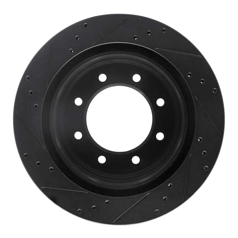 R1 Concepts — R1 12-21 Nissan NV1500 Rear Right Drilled & Slotted Black Brake Rotor
R1 Brake Rotor Drill - view 5