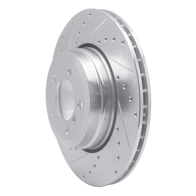 R1 Concepts — R1 05-08 BMW 760I Rear Left Drilled & Slotted Silver Brake Rotor
R1 Brake Rotor Drill - view 2